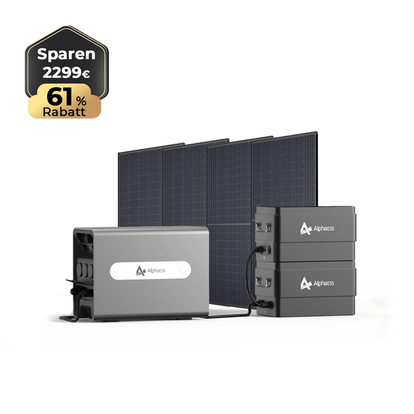 AlphaESS VitaPower 3,072kWh All In One 1780W Balkonkraftwerk mit Speicher Komplettset