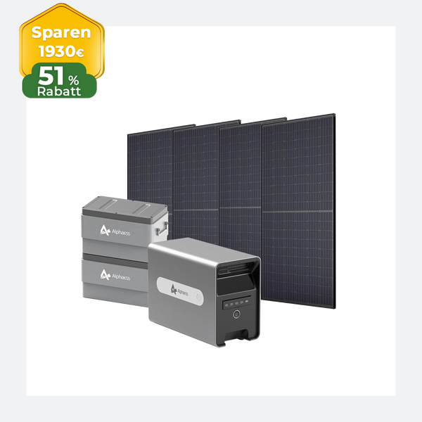 AlphaESS All-in-one VitaPower + VitaMate*5 + 440W Solarmodule*4