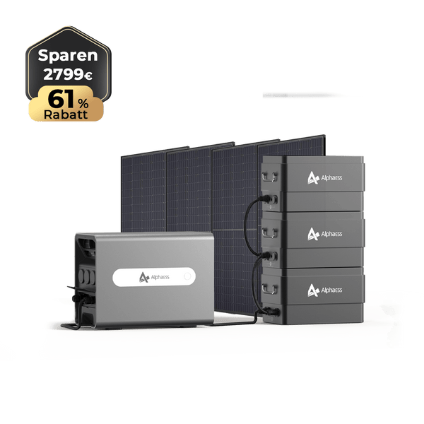 AlphaESS VitaPower 4,096kWh All In One 1780W Balkonkraftwerk mit Speicher Komplettset