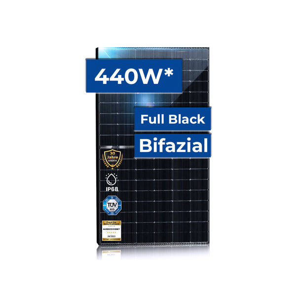 Solarmodul 440W Bifazial Glas-Glas Photovoltaik Solarpanel